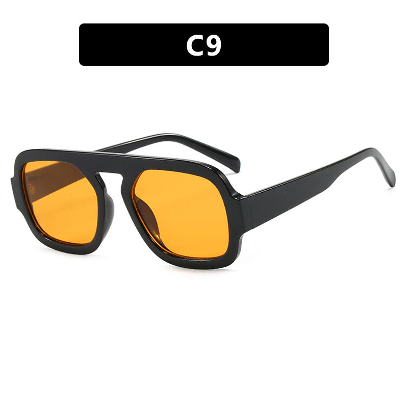 Women's trendy sunglasses with distinct angular design and UV protection Bowlift