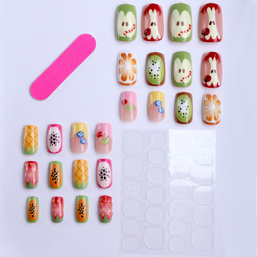 Creative Art Nails with Cheerful Fruit Design Bowlift