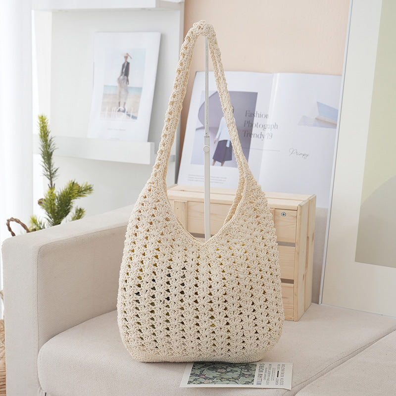 Handcrafted Net Shoulder Bag Bowlift