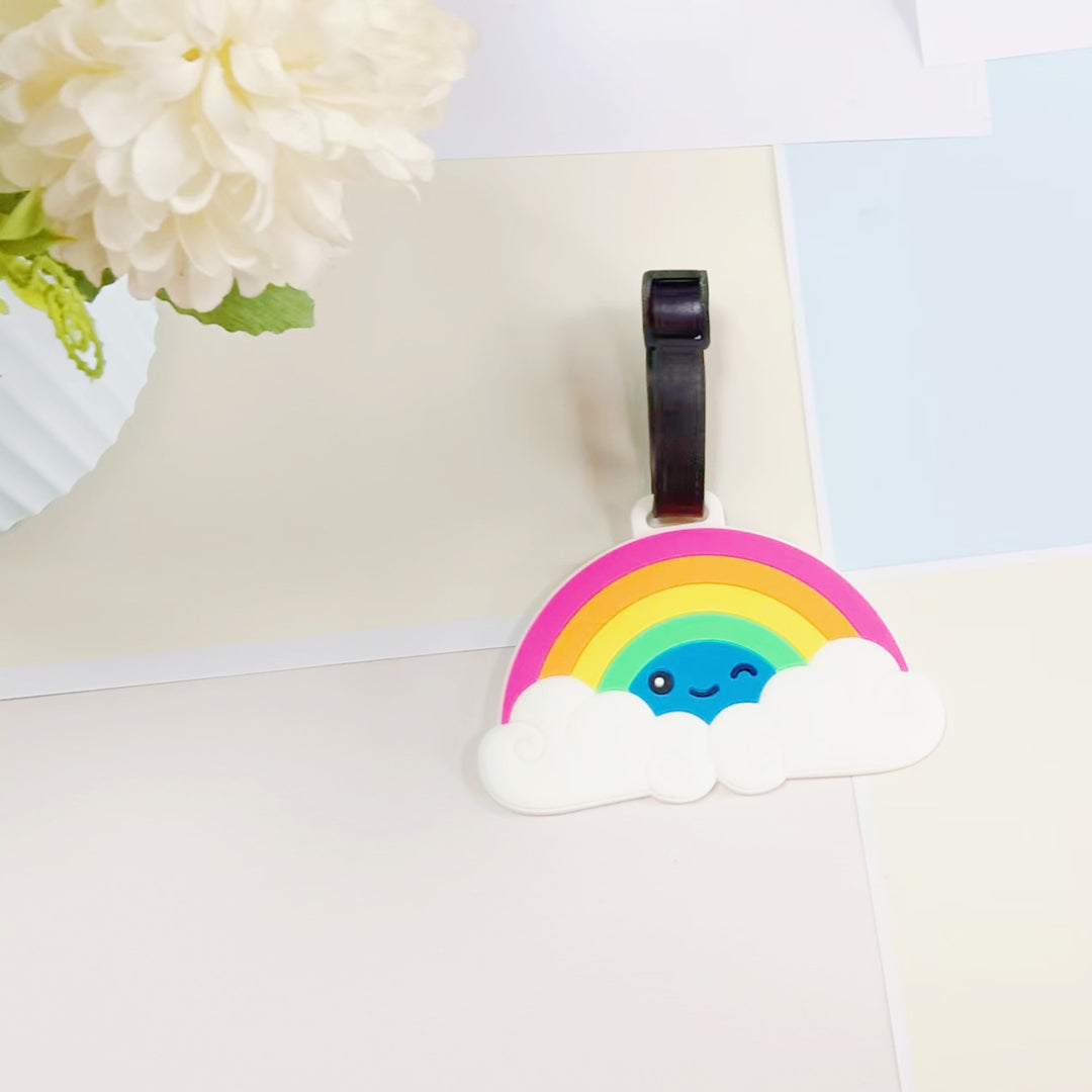 Unisex Luggage Tag in Flamingo Design Bowlift