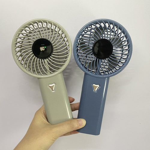 Unisex Portable USB Handheld Fan with Ergonomic Handle Bowlift
