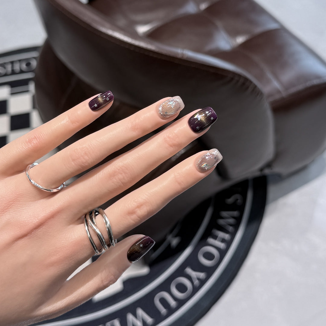 Starry Gradient Nail Art Set Bowlift