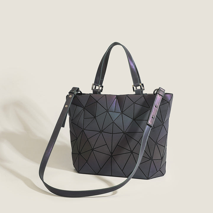 Geometric Patterned Handbag