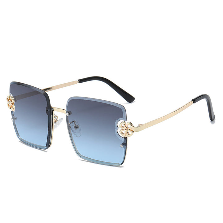 Women square sunglasses with floral design Bowlift