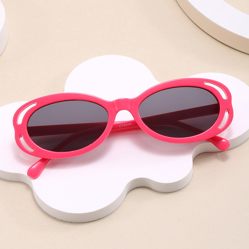 Women's fashionable sunglasses with oval frame and unique design Bowlift