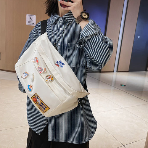 Casual Shoulder Bag With Playful Design Bowlift