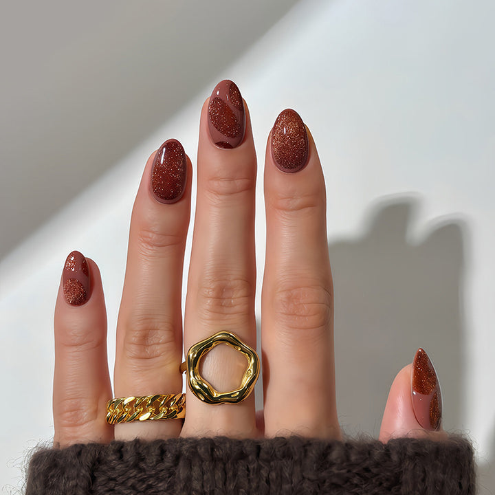 Artistic Stiletto Press-On Nail Set Bowlift