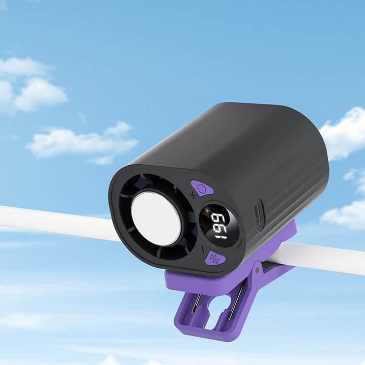 Unisex portable mini air cooler with digital temperature control Bowlift