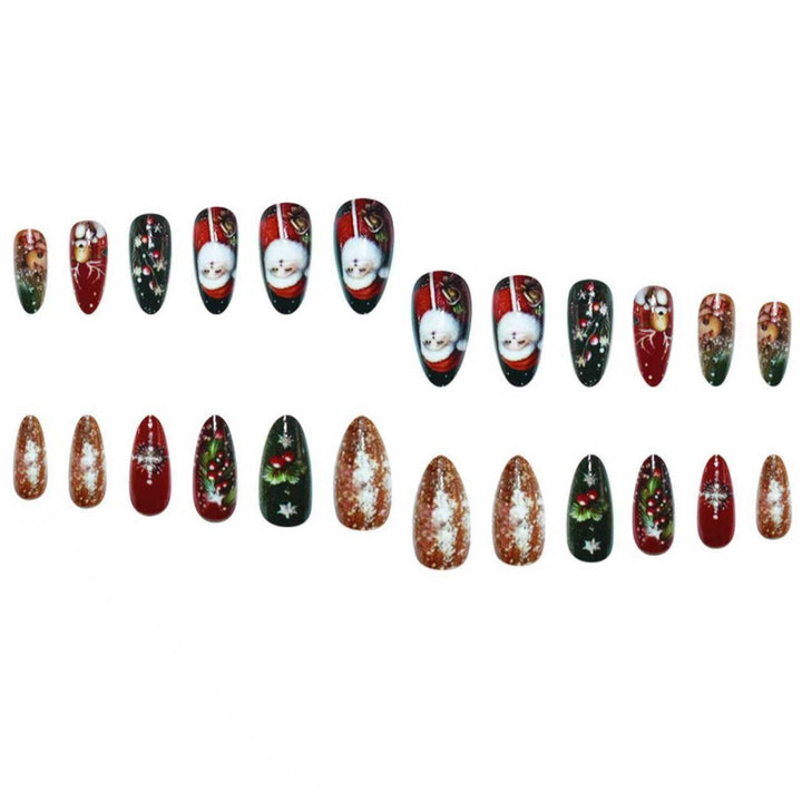 Holiday Themed Decorative Nail Art Bowlift