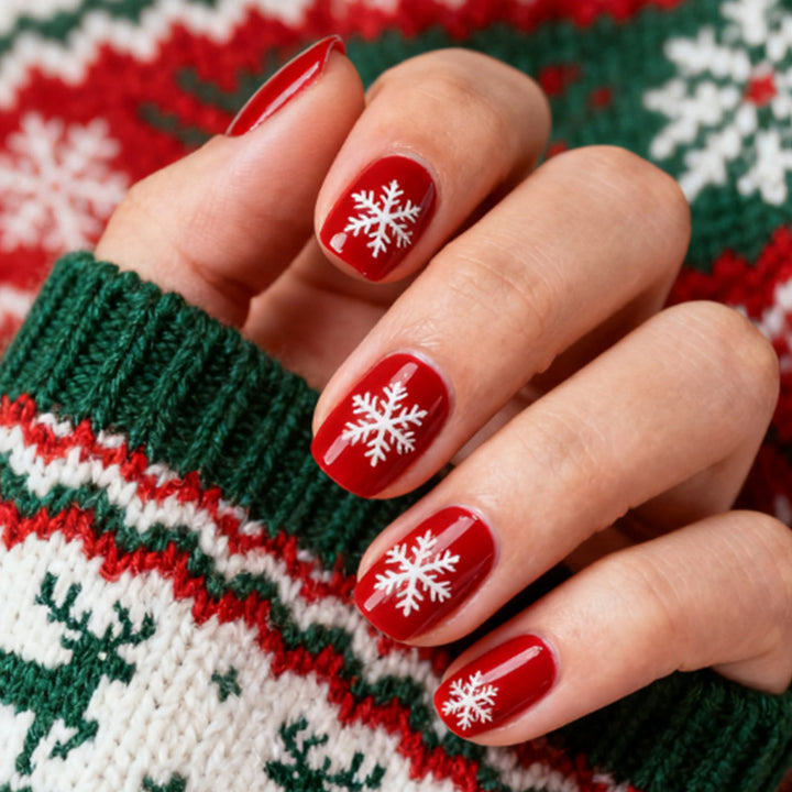 Festively Themed Press-On Nail Art Collection Bowlift