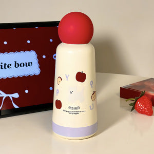 Women's Insulated Water Bottle with Fruity Design Bowlift