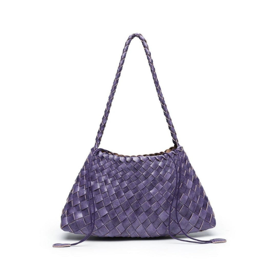Textured Woven Shoulder Bag Bowlift