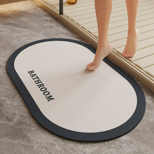 Absorbent Bathroom Mat Bowlift