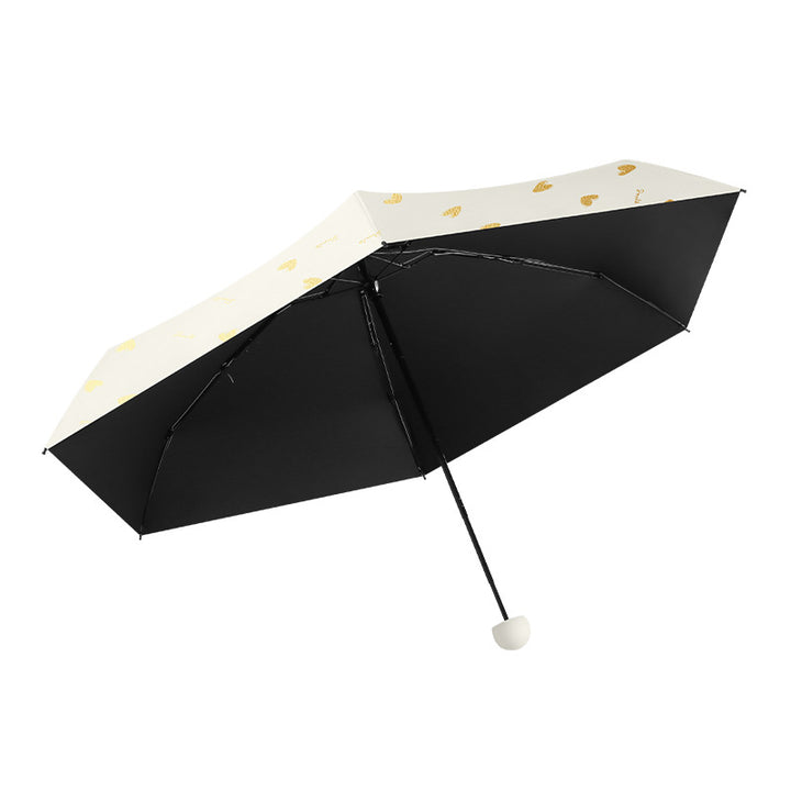 Ladies UV Protection Folding Umbrella with Innovative Design Bowlift