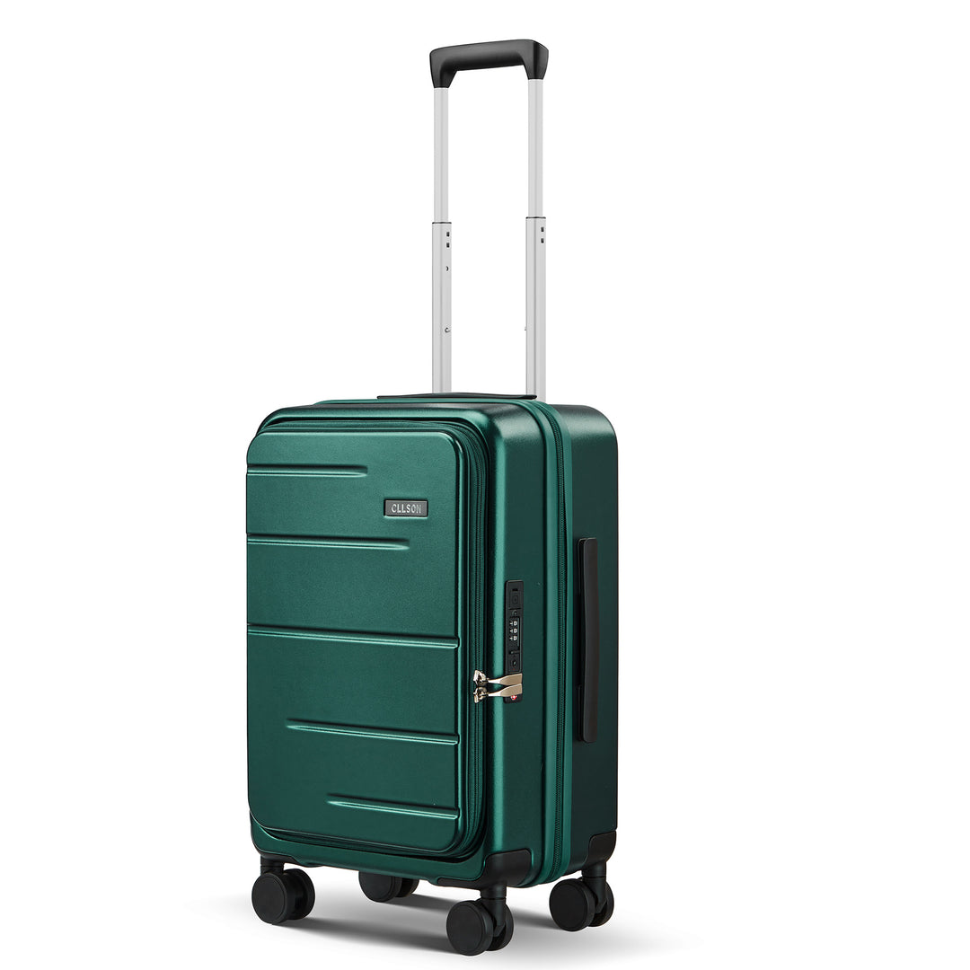 Unisex Compact Expandable Rolling Suitcase Bowlift