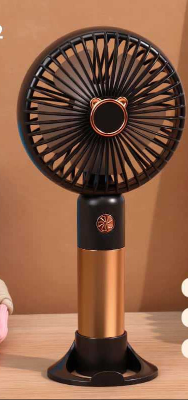 Ladies Portable Mini Fan with Swiveling Head Bowlift