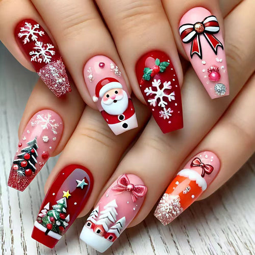 Christmas Art Nails Bowlift