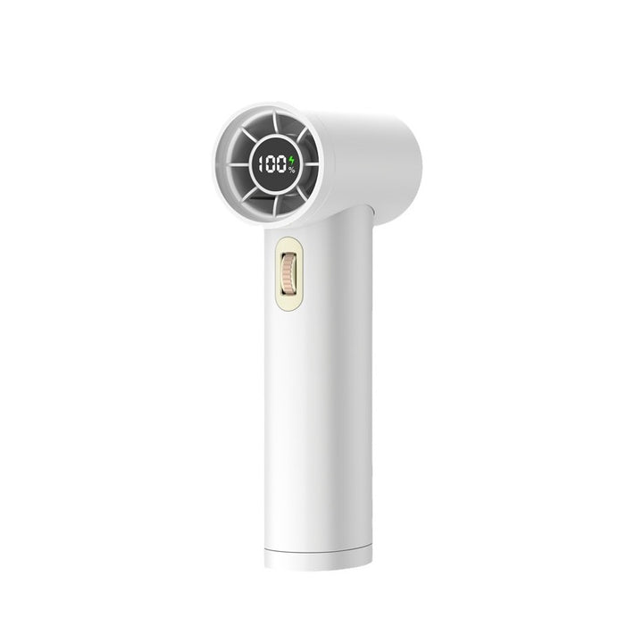 Unisex Handheld Fan with LCD Display Bowlift