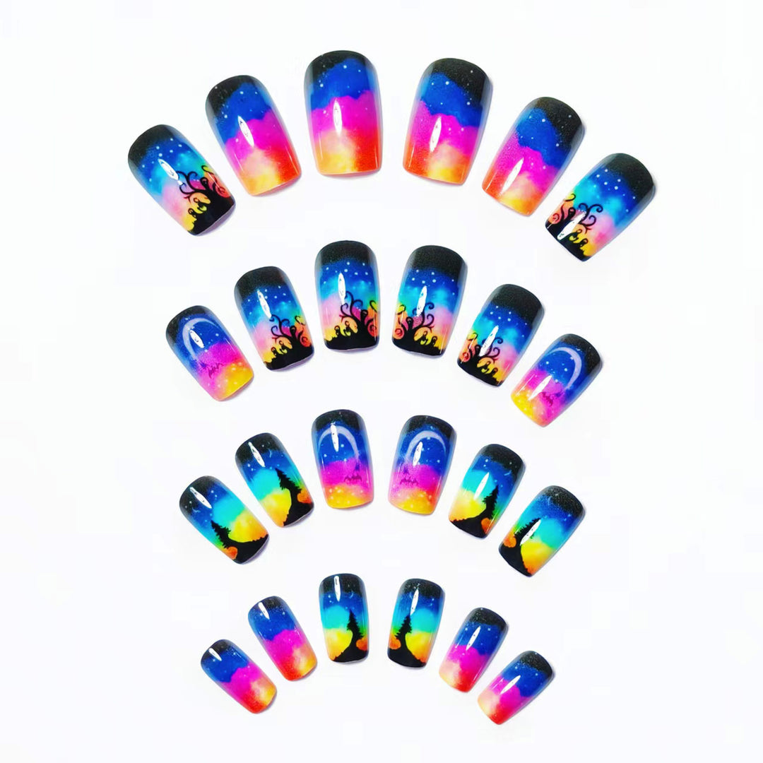 Glamorous nail design set Bowlift