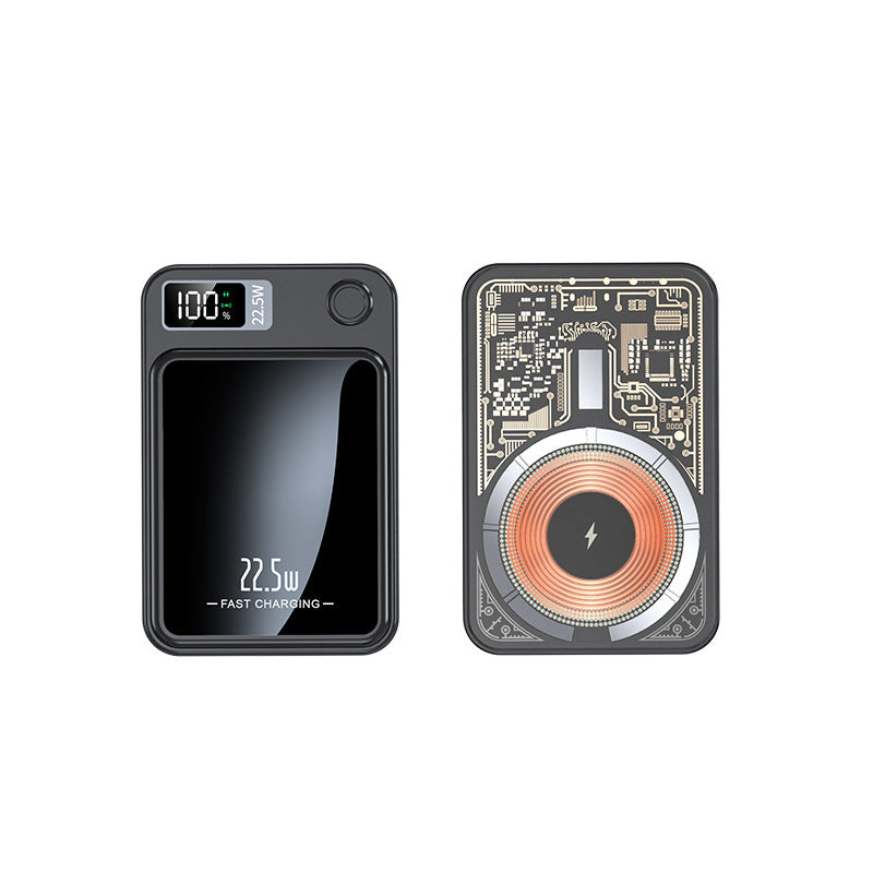 Portable power bank with innovative charging display Bowlift