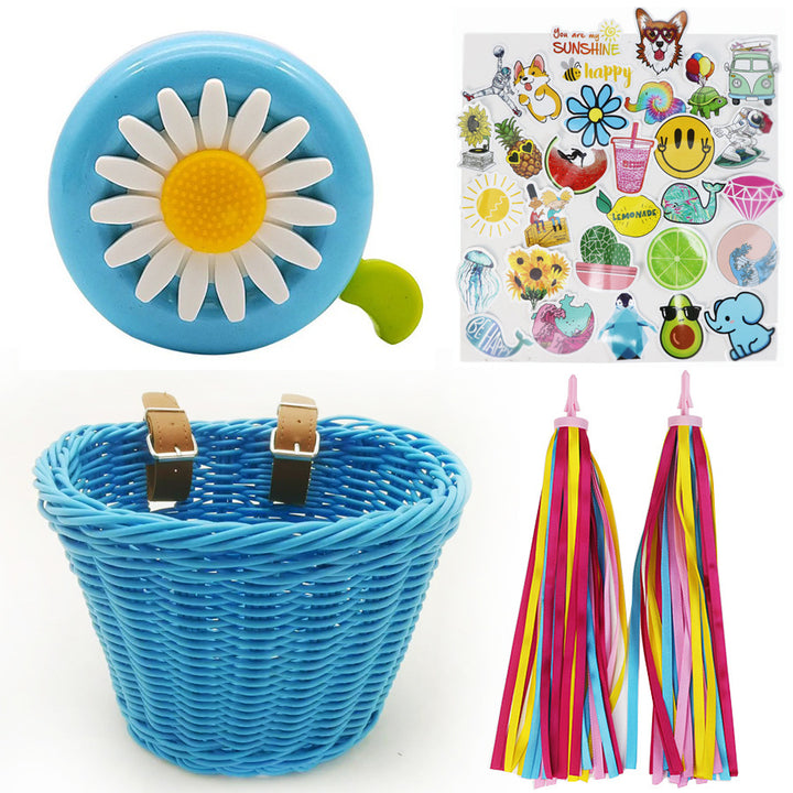 Playful basket with colorful appliqués Bowlift