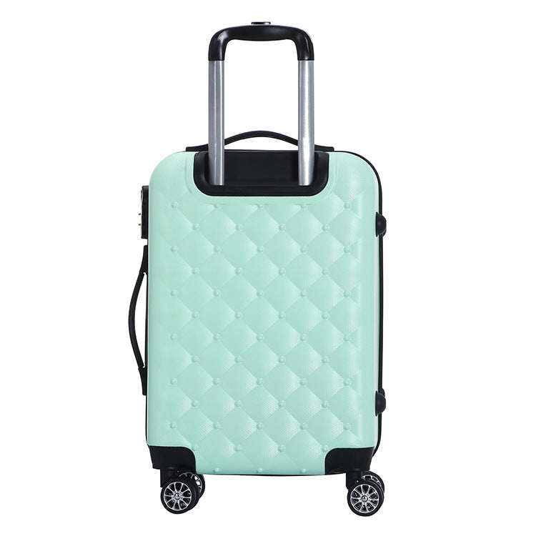 Unisex Quilted Hard Shell Carry-On Suitcase Bowlift
