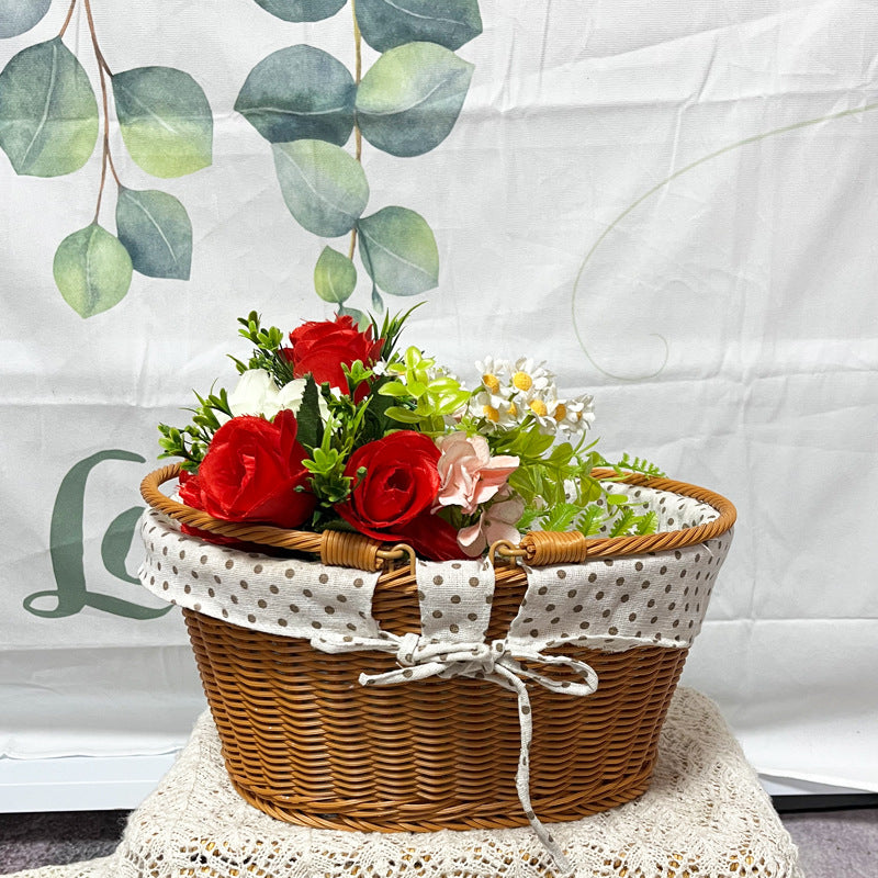 Storage Woven Basket Bowlift
