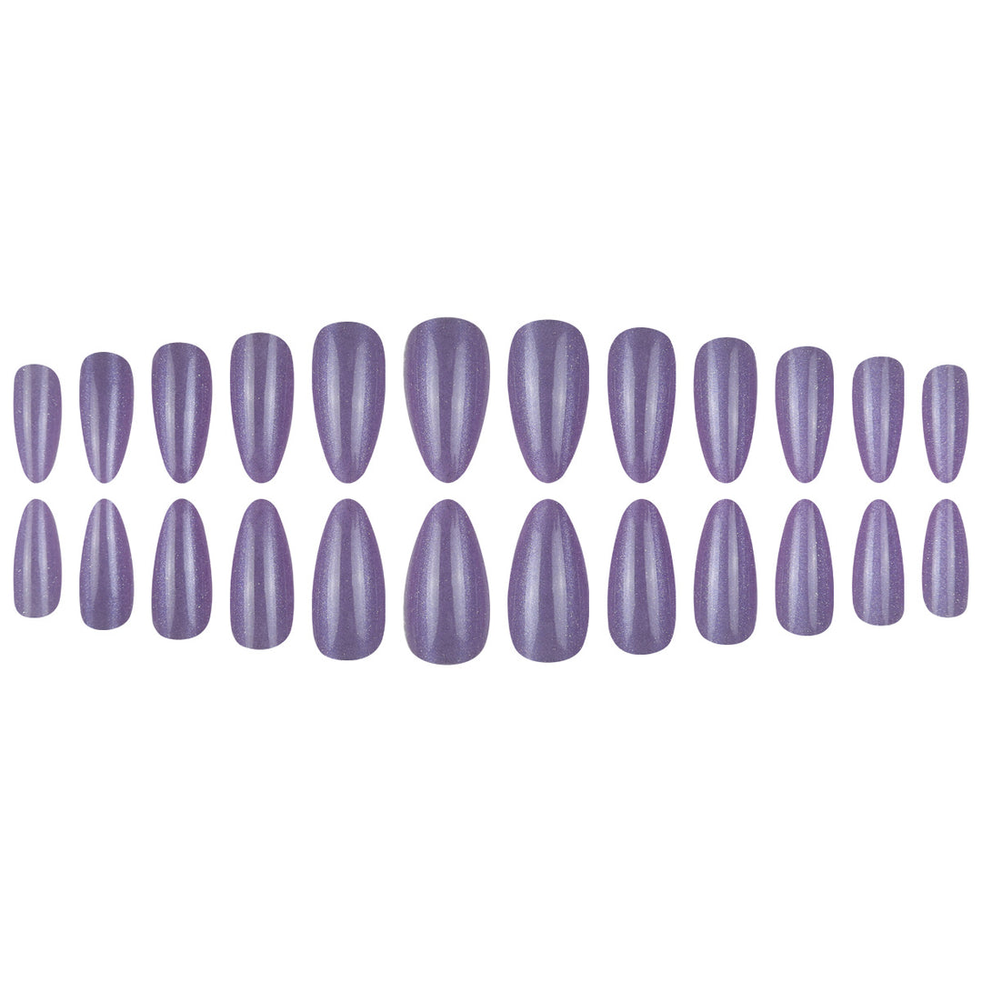 Sparkling Long Stiletto Press-On Nails Bowlift
