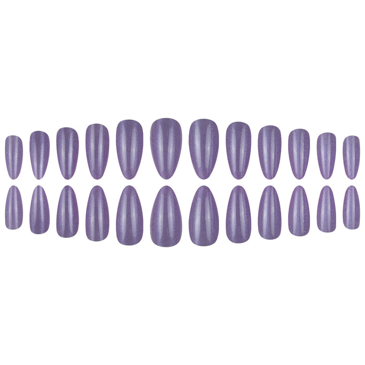 Sparkling Long Stiletto Press-On Nails Bowlift
