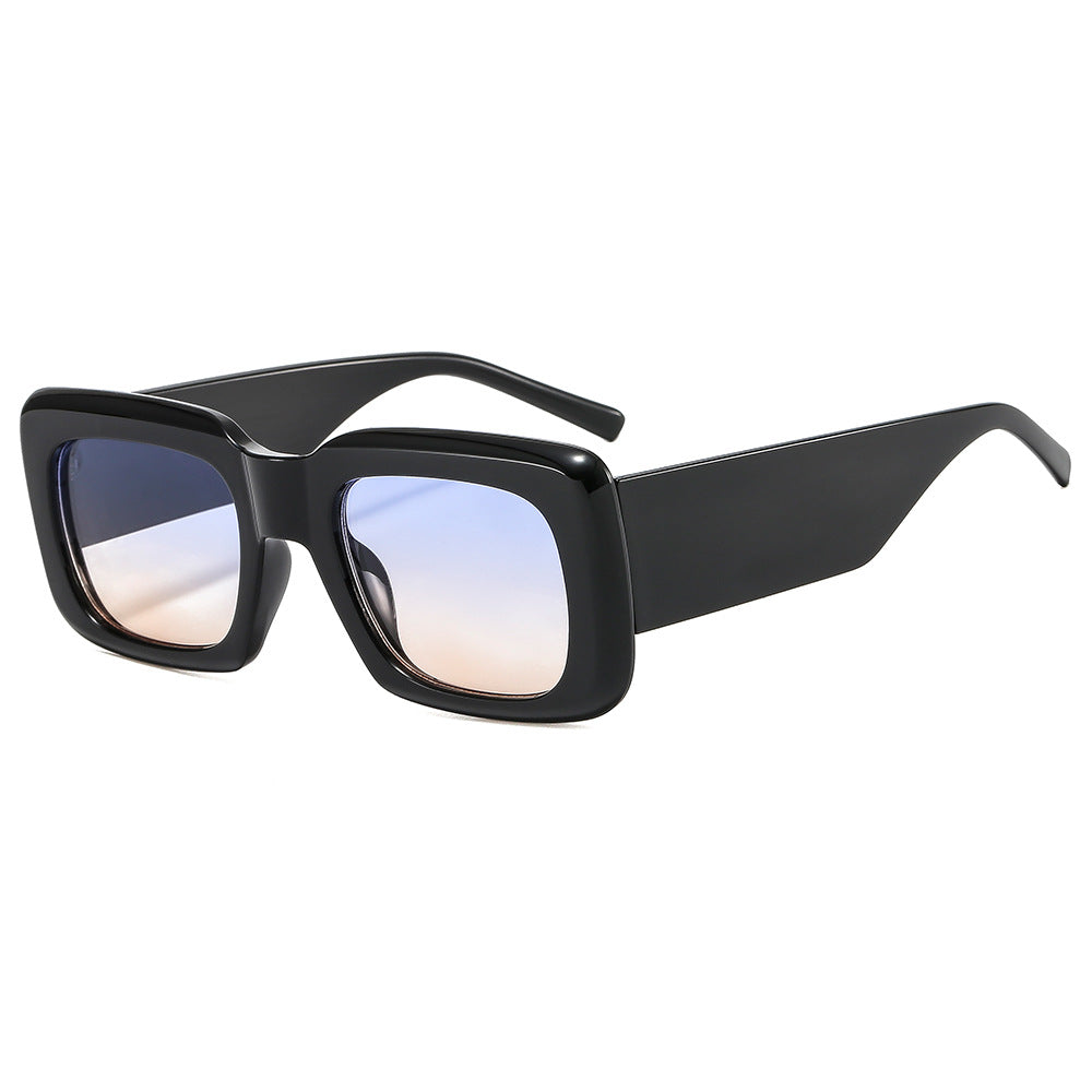 Women oversized sunglasses with square frame and transparent design Bowlift