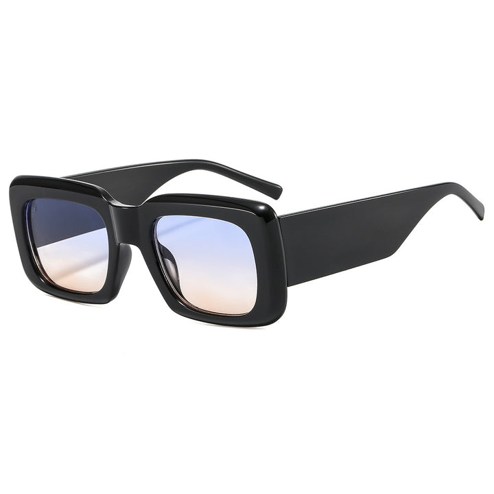 Women oversized sunglasses with square frame and transparent design Bowlift