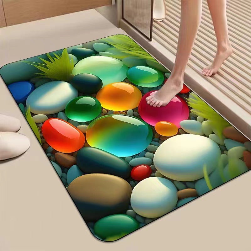 Non-Slip Water-Absorbent Bath Mat Bowlift