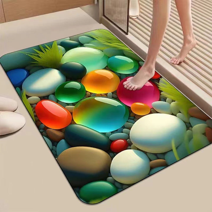 Non-Slip Water-Absorbent Bath Mat Bowlift