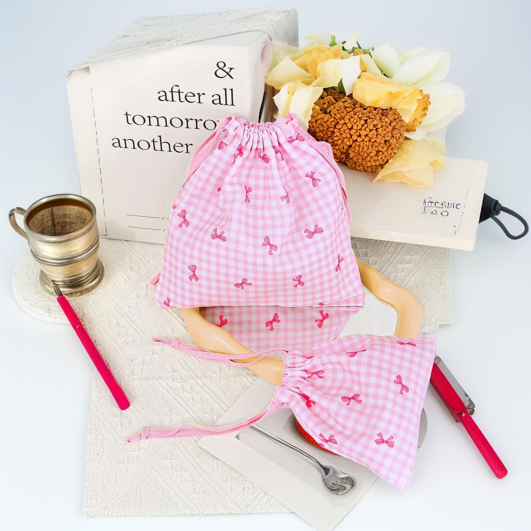 Sweet and Practical Fabric Bag Bowlift