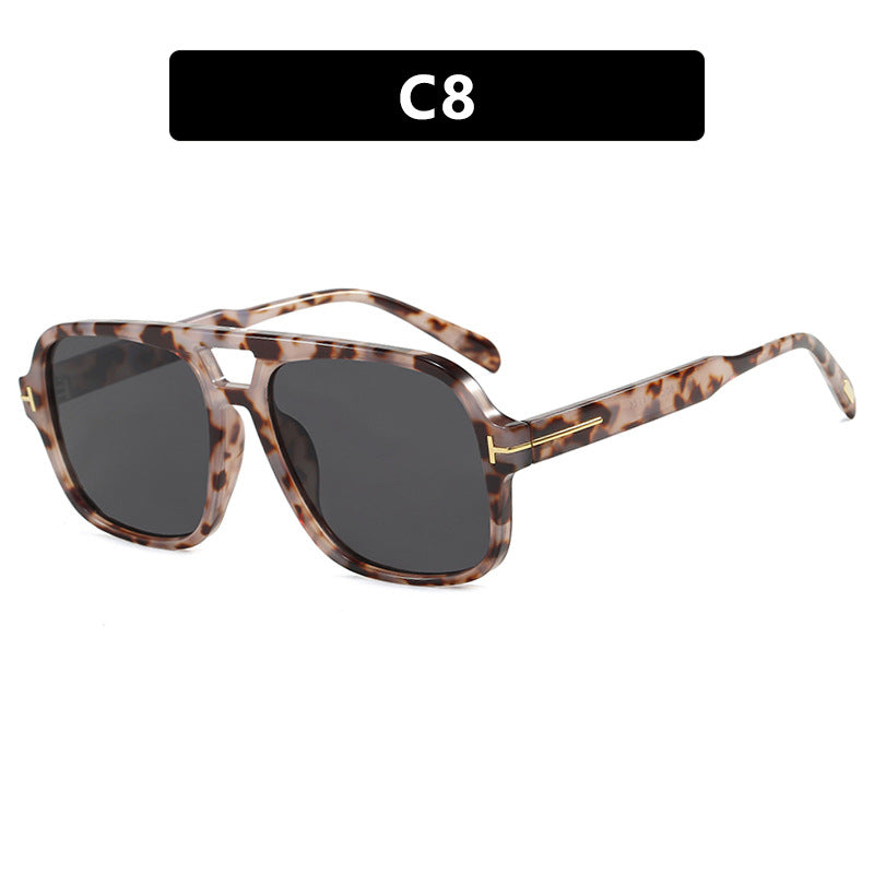 Women's trendy sunglasses with square frame and polarizing yellow lenses Bowlift