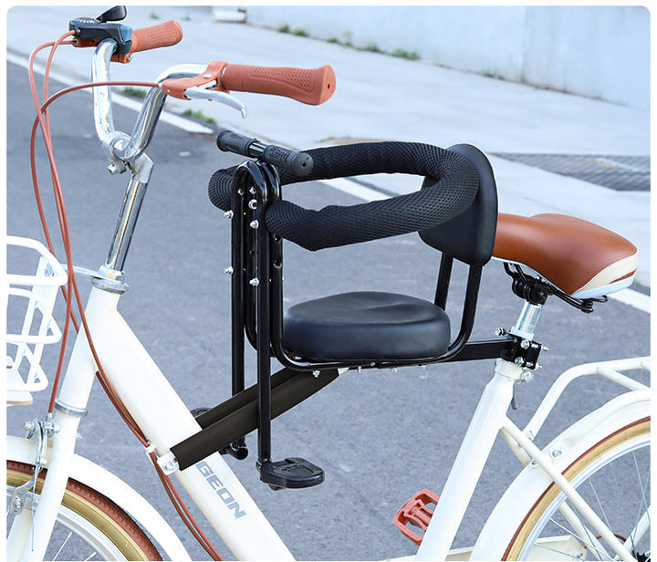 padded detachable child scooter seat with backrest and safety armrests Bowlift