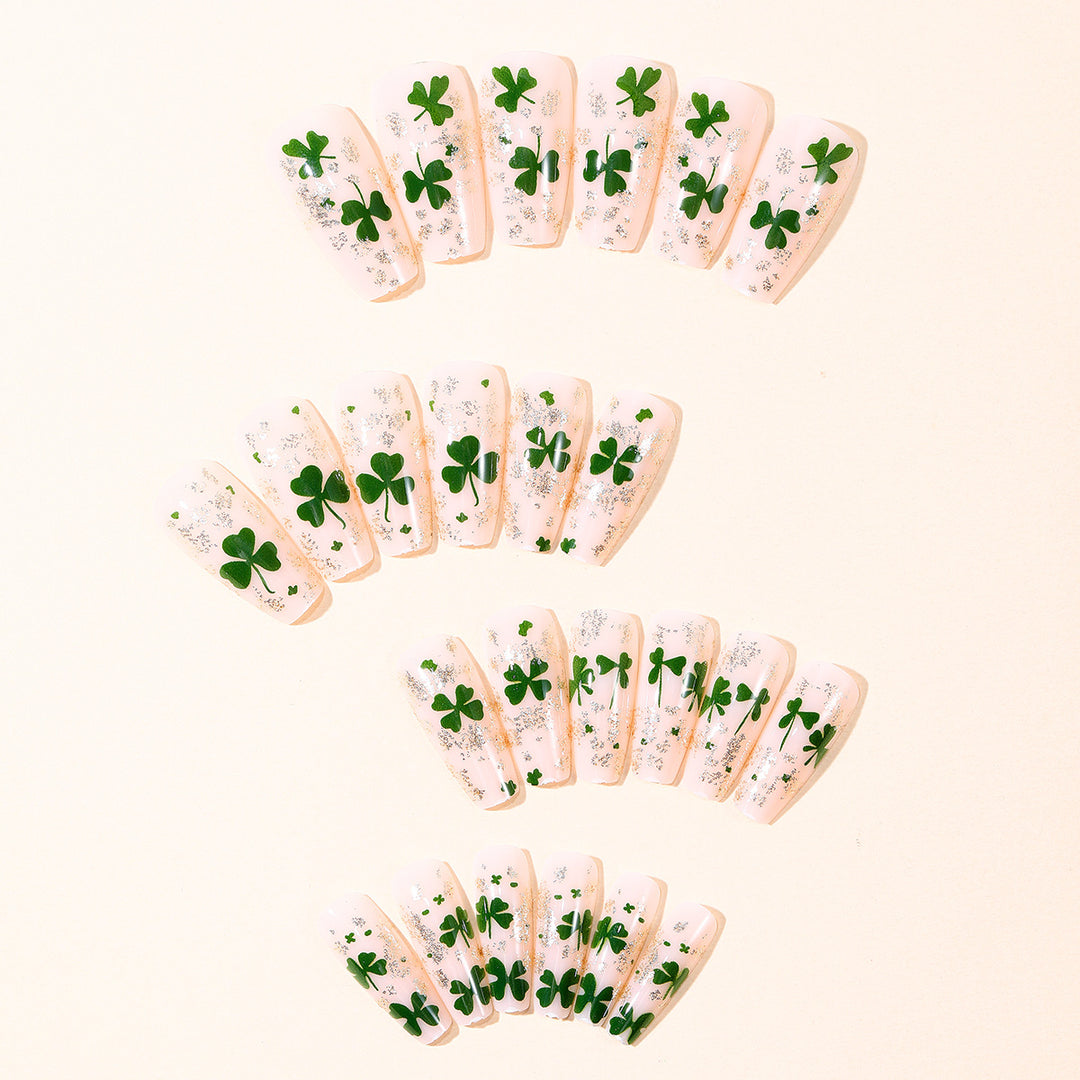 Shamrock-Themed Nail Art Kit Bowlift