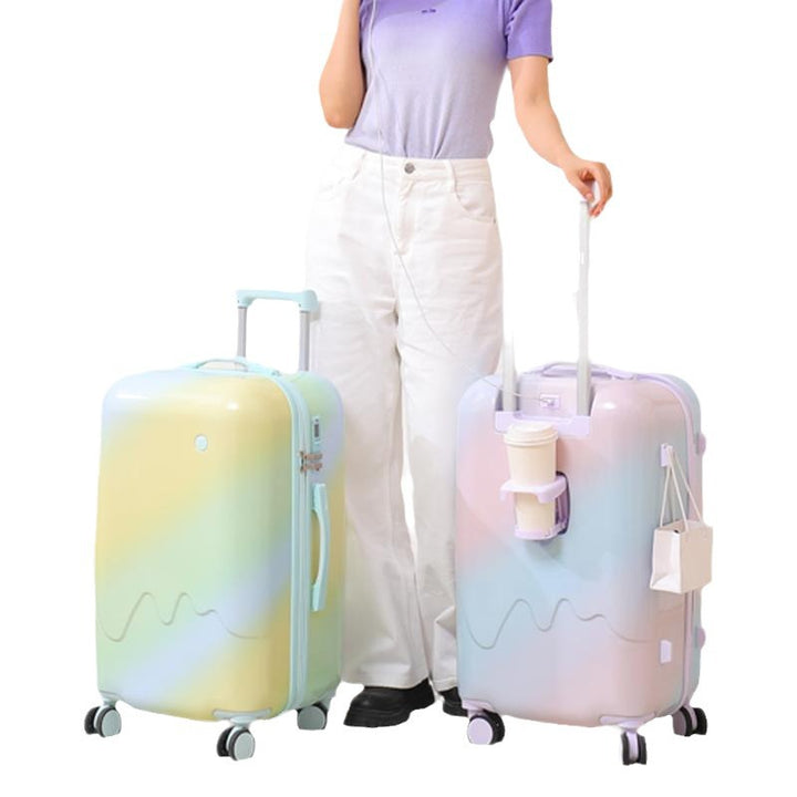 Unisex Compact Smart Hardshell Travel Suitcase Bowlift