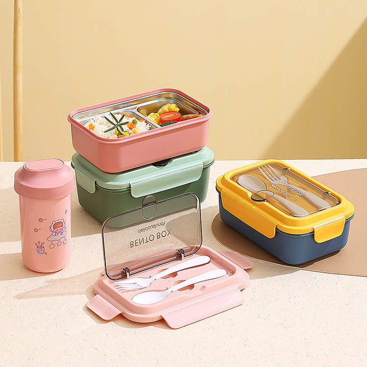 Airtight Bento Lunch Box with Removable Divider