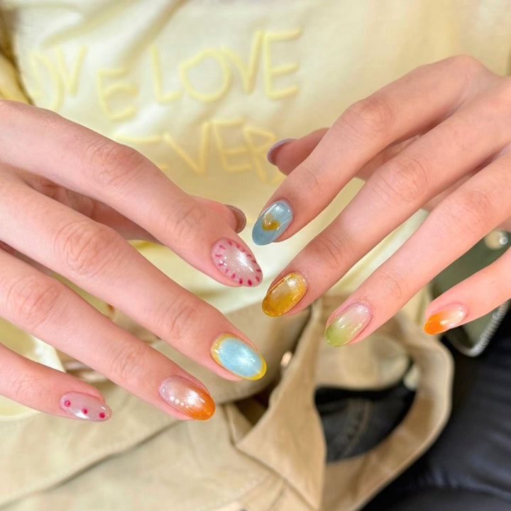 Artistic Ombre Glitter Nail Art Set Bowlift