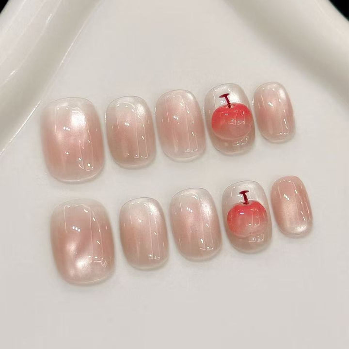 Ombre Style Artificial Nails Bowlift