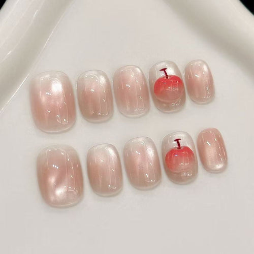 Ombre Style Artificial Nails Bowlift
