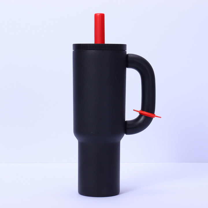Unisex Practical Drinking Cup with Integrated Straw Bowlift