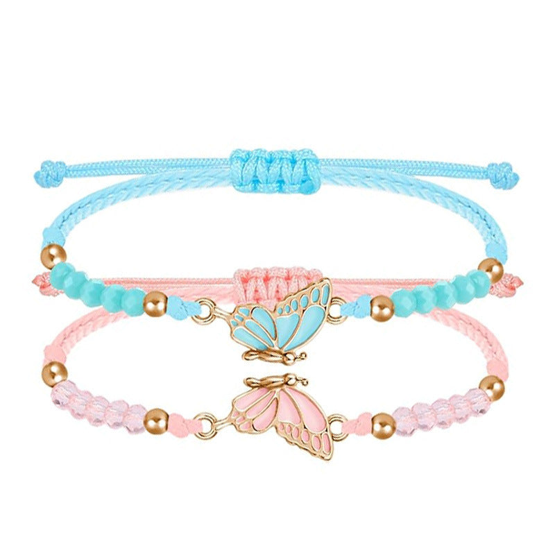 Butterfly Charm Necklace and Bracelet Set Bowlift