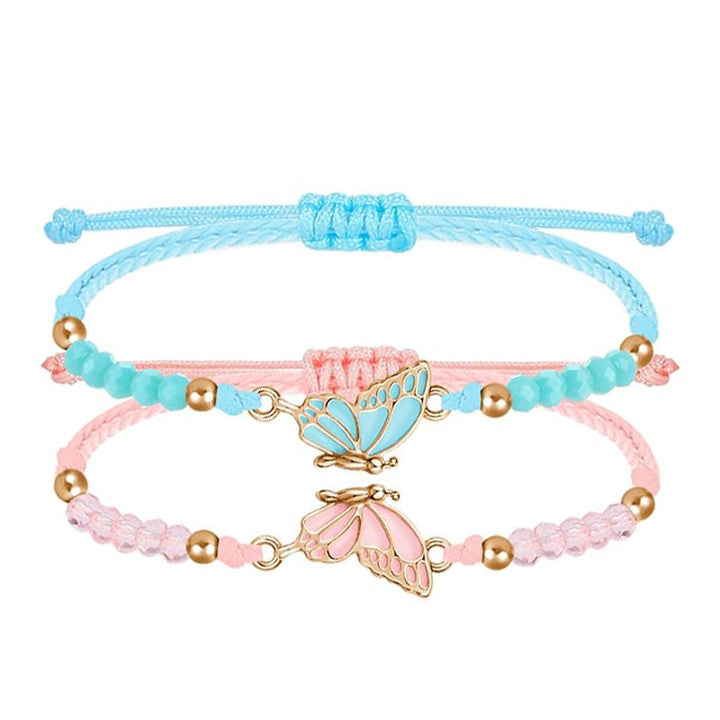Butterfly Charm Necklace and Bracelet Set Bowlift