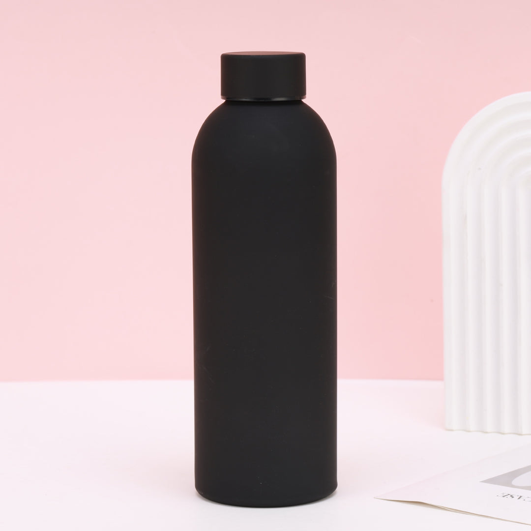 Double-Wall Insulated Stainless Steel Vacuum Bottle with Matte Silicone Sleeve Bowlift