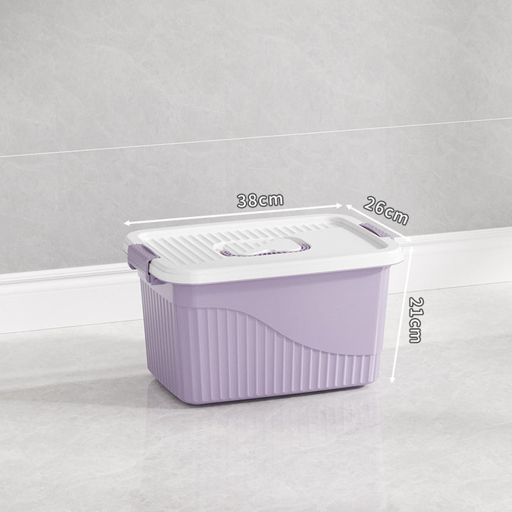 Multi-Functional Storage Box with Durable Lid Bowlift