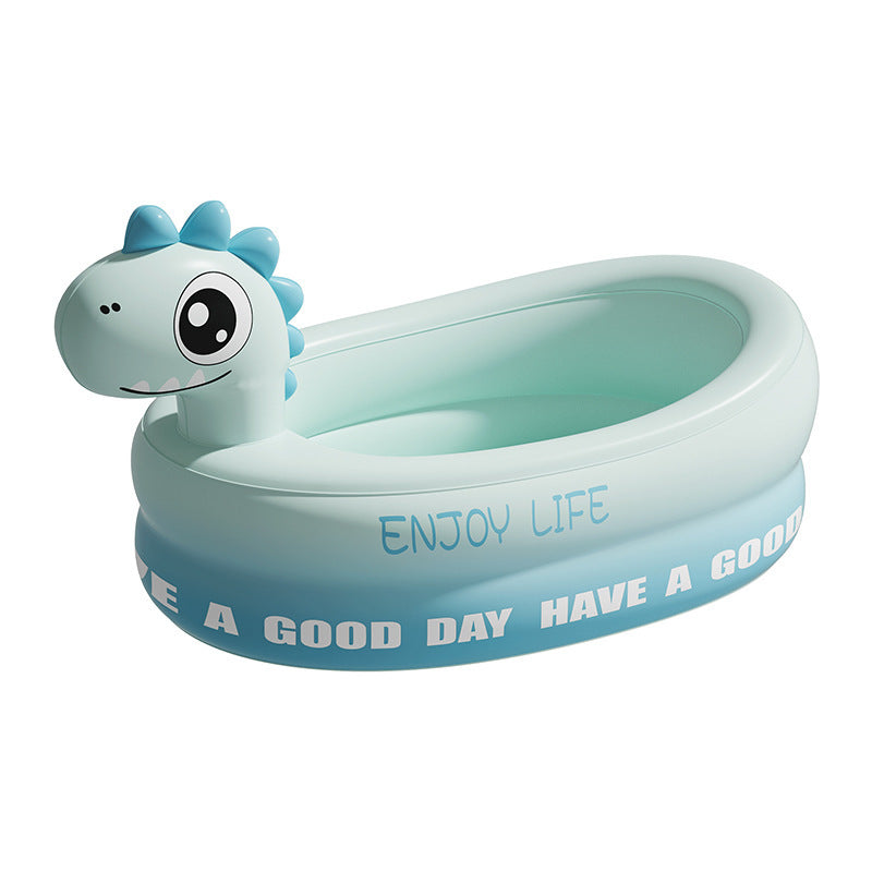 Women's Inflatable Baby Bathtub with Cuddle Motif Bowlift