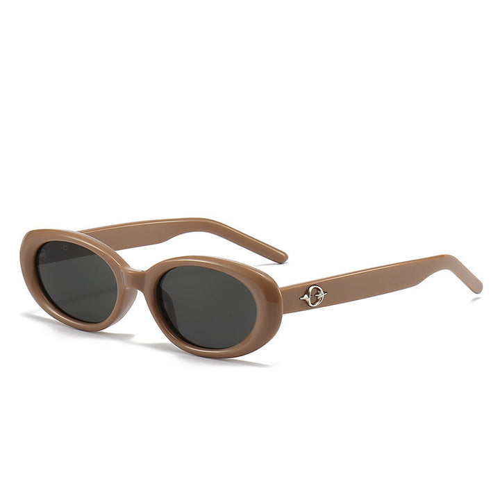 Stylish Sleek Oval Sunglasses Bowlift