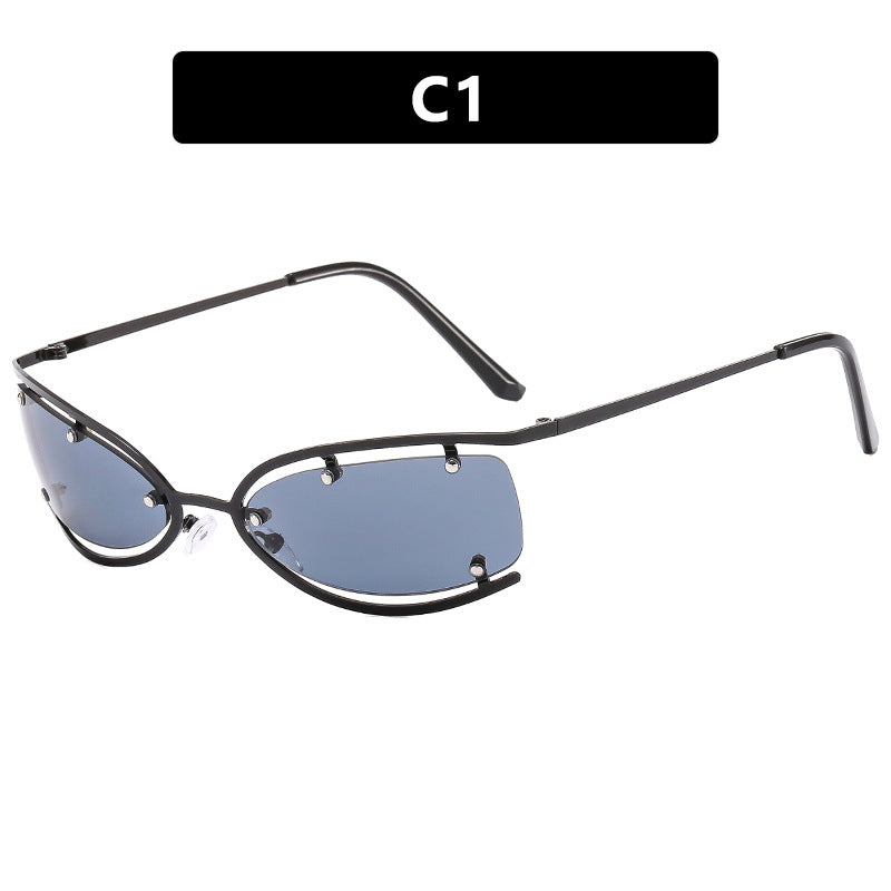 Women Cat-Eye Sunglasses with Luxurious Accents and Protective UV Filter Bowlift